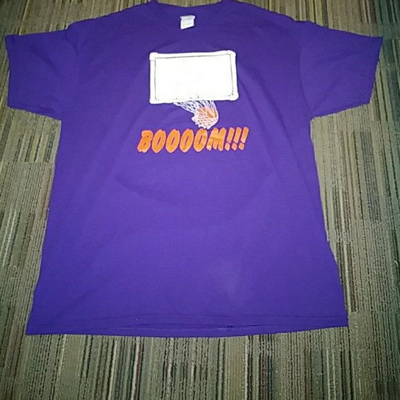 Jerzees Other - Purple Basketball T-shirt